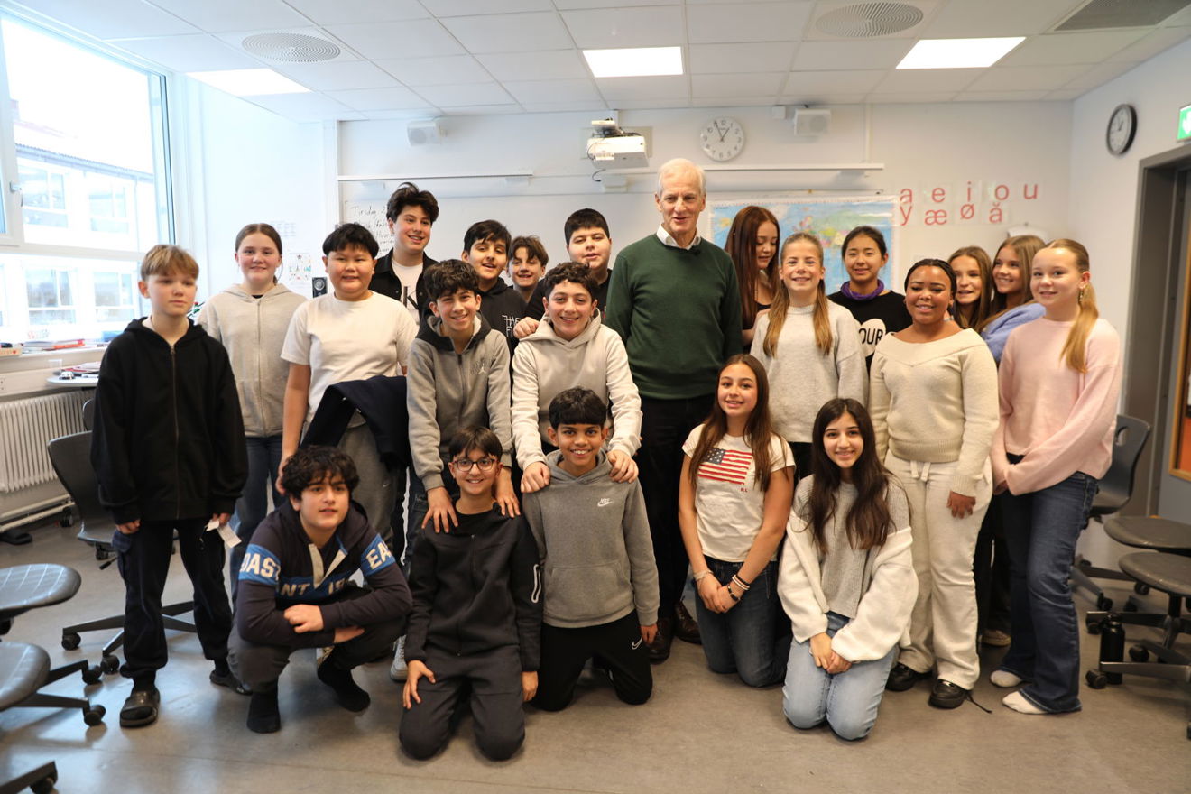 7C og statsminister Jonas Gahr Støre