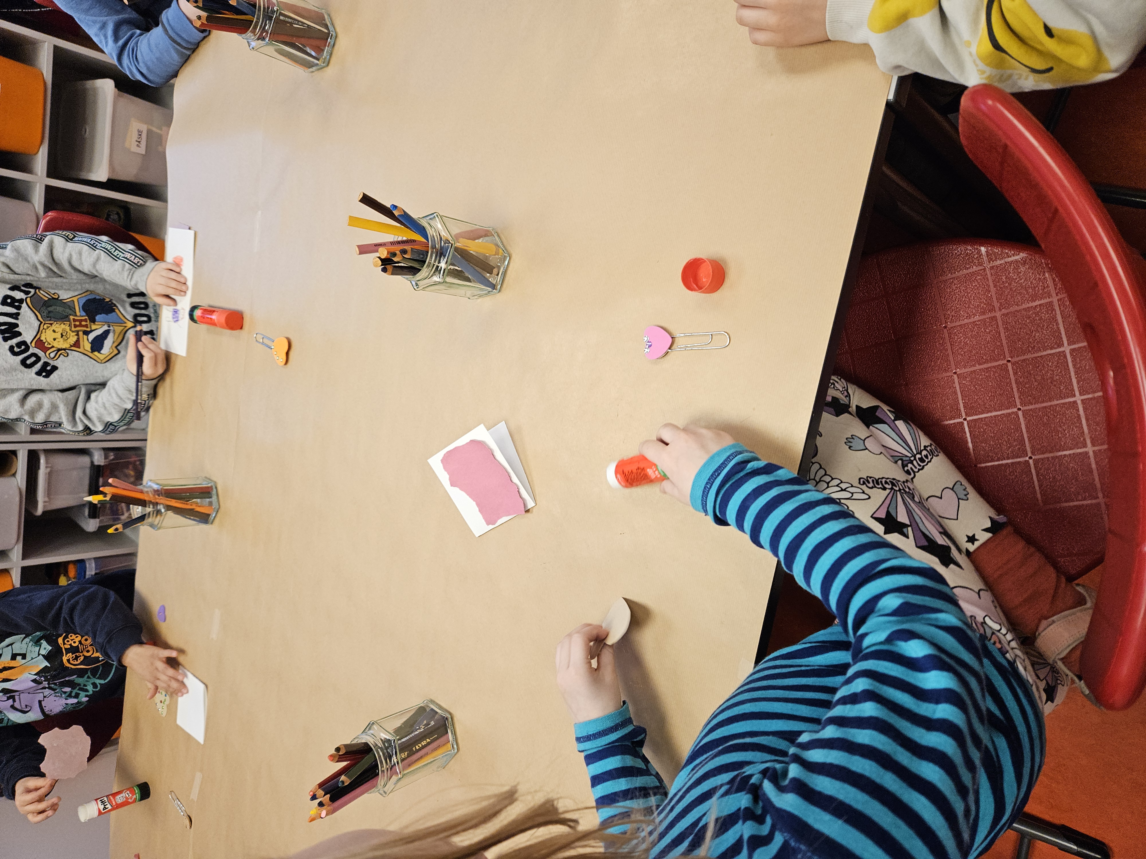 Vi har laget fine morsdagskort